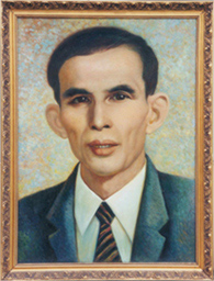 巅峰国际官网股份首创人温北英油画像